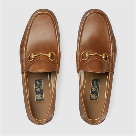 gucci horsebit loafer brown|Horsebit 1953 leather loafers in brown .